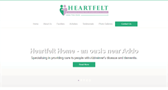 Desktop Screenshot of heartfelthome.co.za